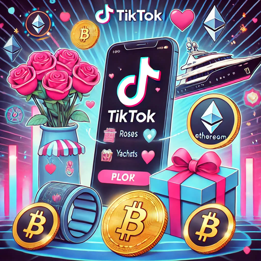 شراء هدايا التيك توك بالعملات الرقمية