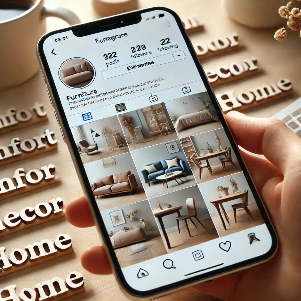 كيف اخذ يوزر انستا لشركة اثاث