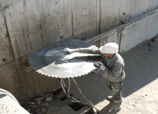 منشار تقطيع الخرسانة